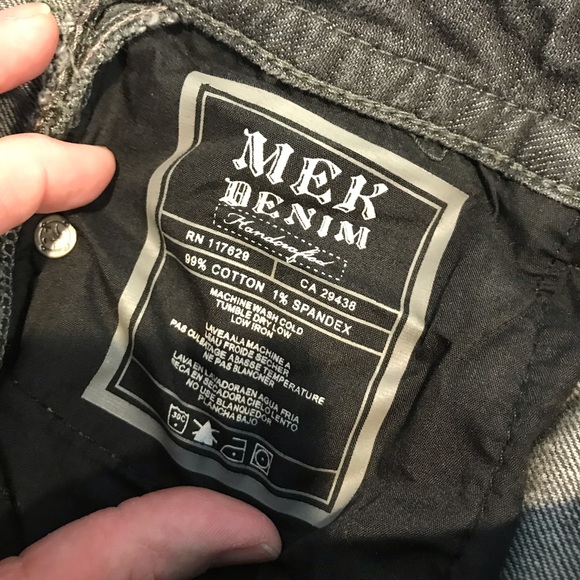 MEK Berlin Cigarette Skinny Jeans Light Gray - Picture 8 of 8